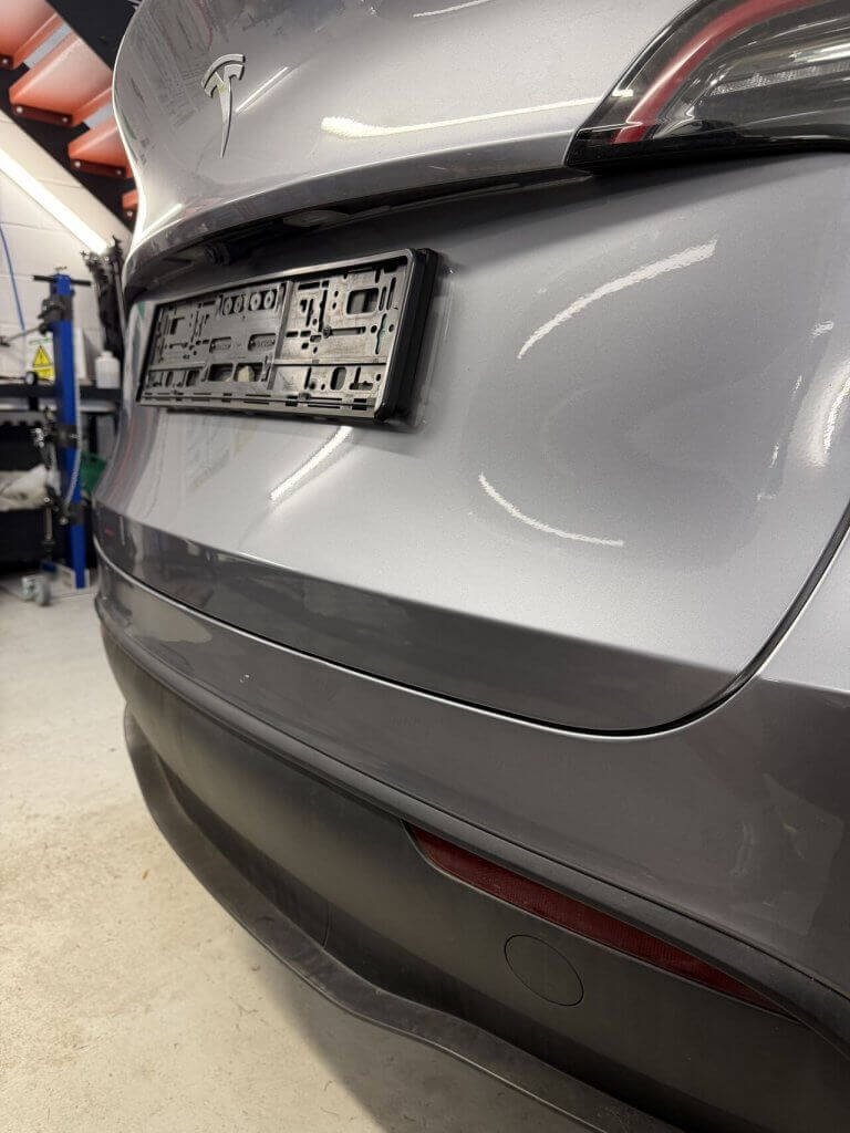 tesla y model dent repair in leyland