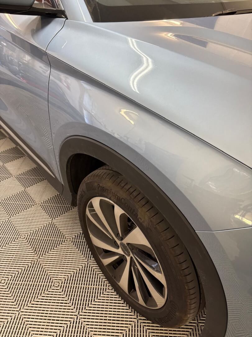 Before & After mobile dent repair lancashire