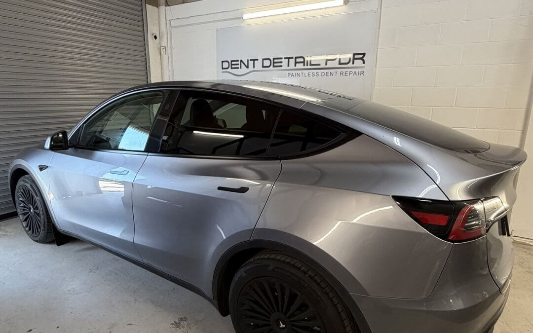 Tesla Model Y Bodyline Paintless Dent Repair